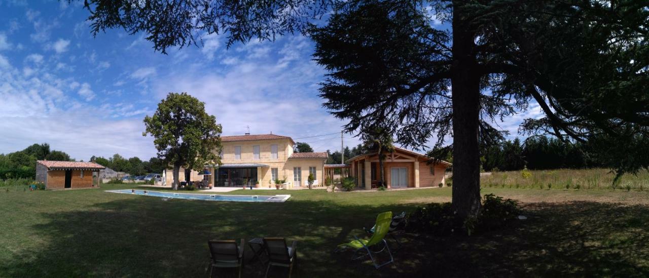 Les Ambeles Bed & Breakfast Saint-Magne-de-Castillon Bagian luar foto
